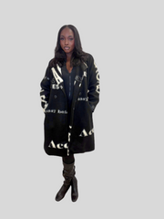 Contrast Trench Coat