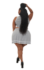 Match Point Pleated Set