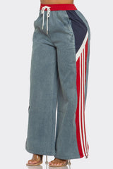 Stripes & Style Joggers