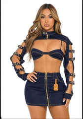 Denim Diva 3-Piece Set