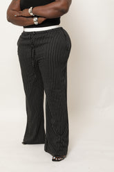 Bossy Pinstripe Joggers