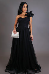 Midnight Whisper Tulle Gown