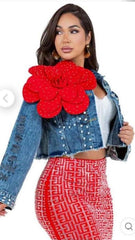 Flower Bomb Denim Jacket