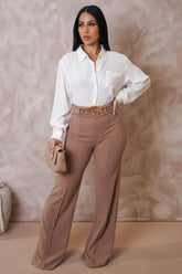 Timeless Taupe Pants