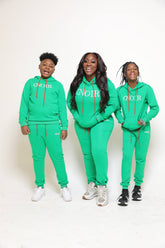 GREEN GNOIR CHILDREN TRACKSUIT - UNISEX