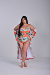 ORANGE LEAVES COVER-UP