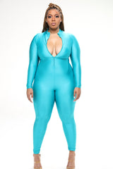 GRACI NOIR SLEEVE JUMPSUIT