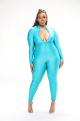 GRACI NOIR SLEEVE JUMPSUIT