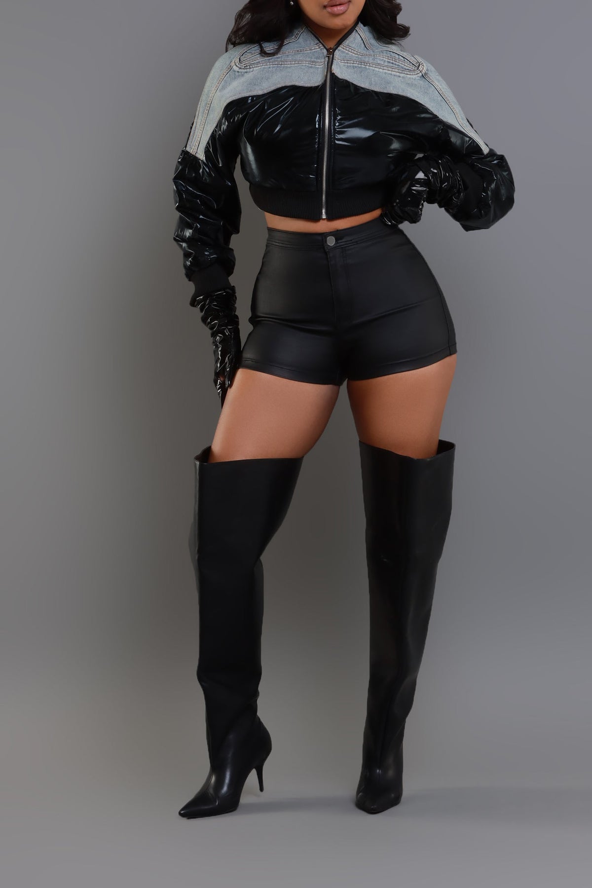 Crop Puffer Jacket