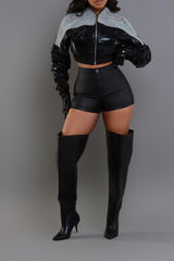 Crop Puffer Jacket