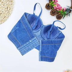 Denim Celestial Corset
