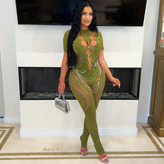 Cutout Couture Jumpsuit