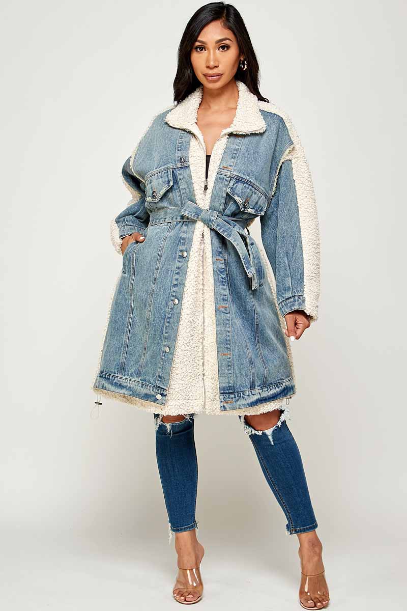 Sherpa Denim Jacket
