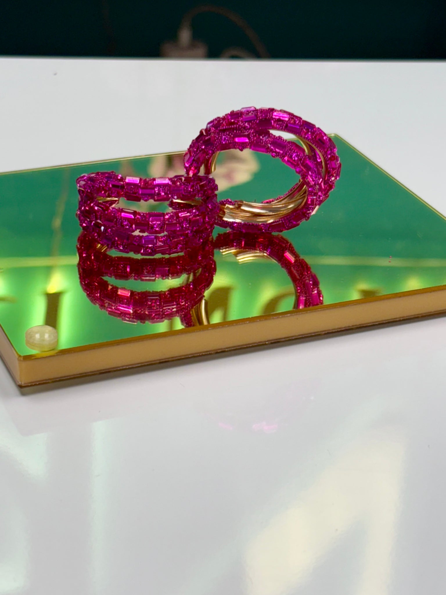 Glitzy Hoops