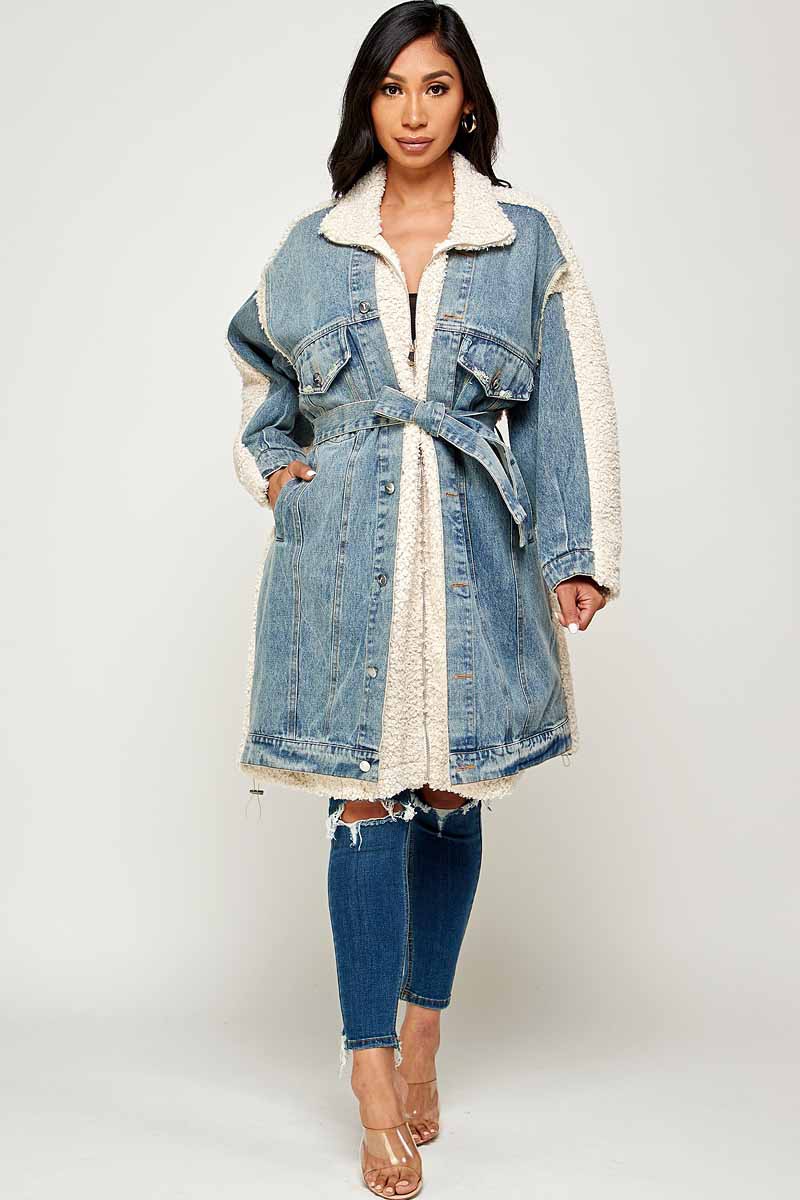 Sherpa Denim Jacket