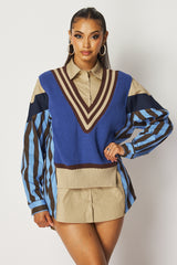 Varsity Stripes Sweater