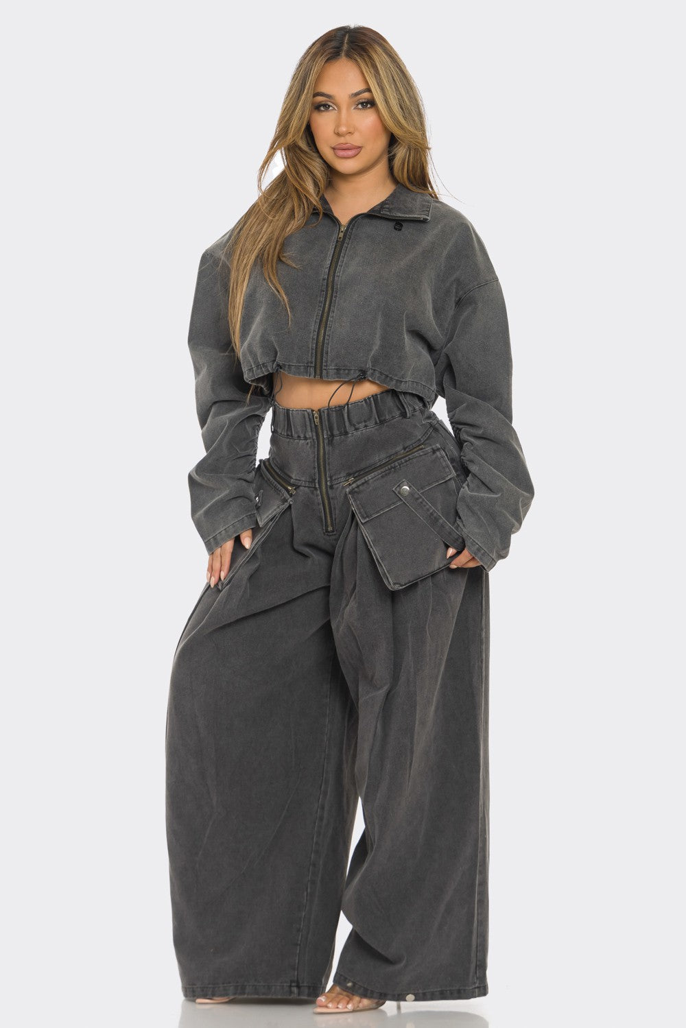 Street Swag Denim Set