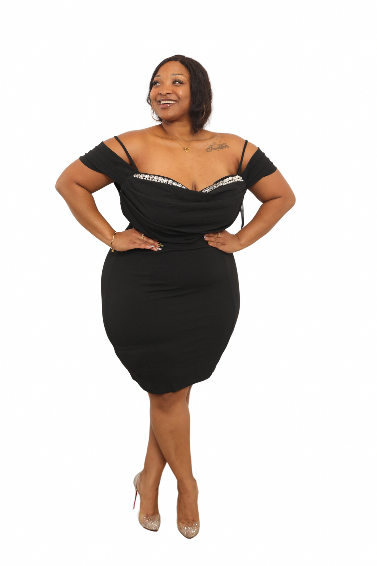 Luxe Curve Plus-Size Dress – Graci Noir