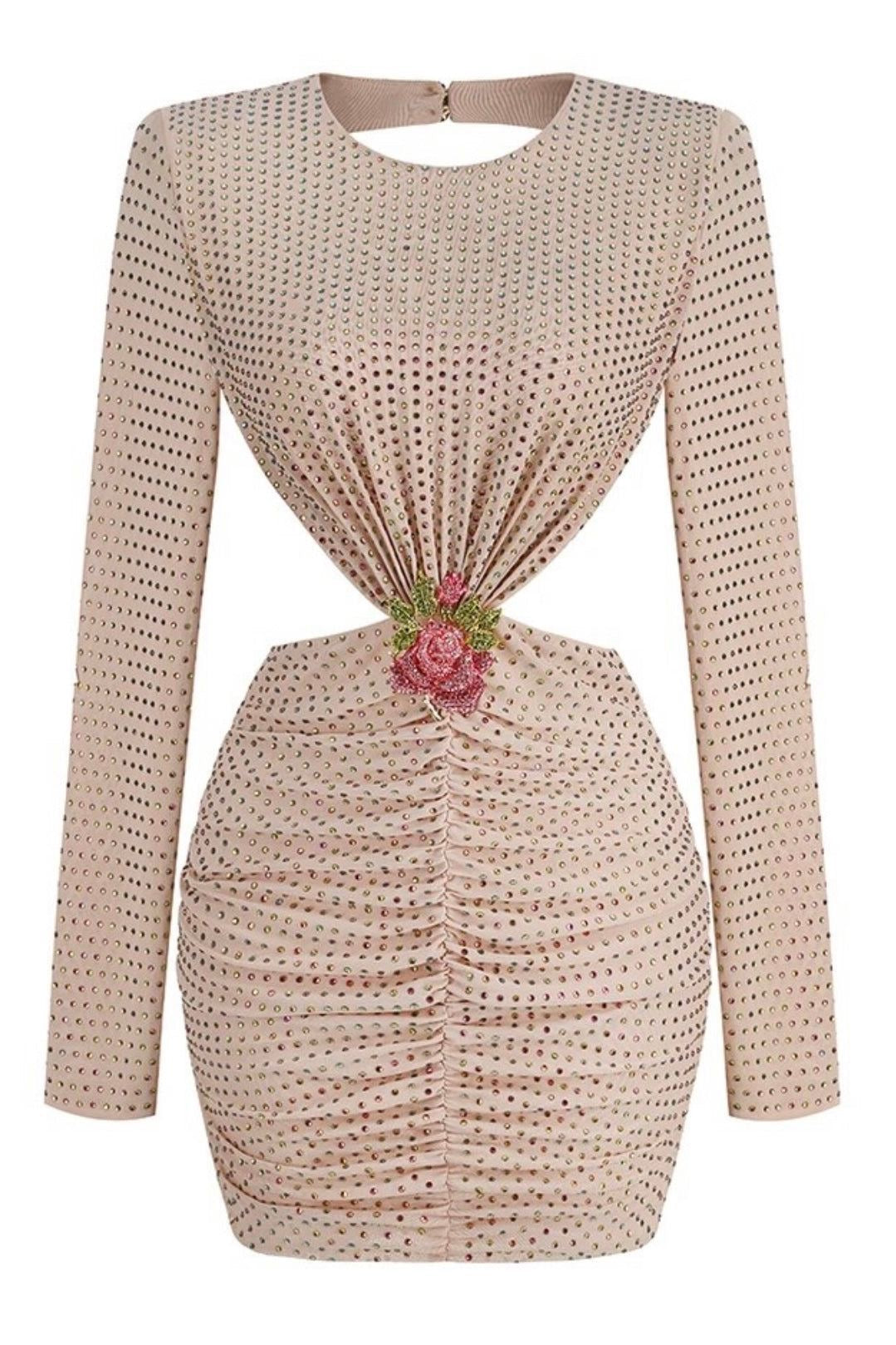 rendezvous mini dress Rendezvous Rose Mini Dress – Graci Noir