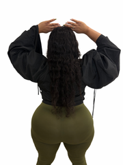 Exaggerated Bomber Jacket