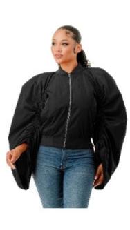 Exaggerated Bomber Jacket