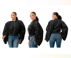 Exaggerated Bomber Jacket