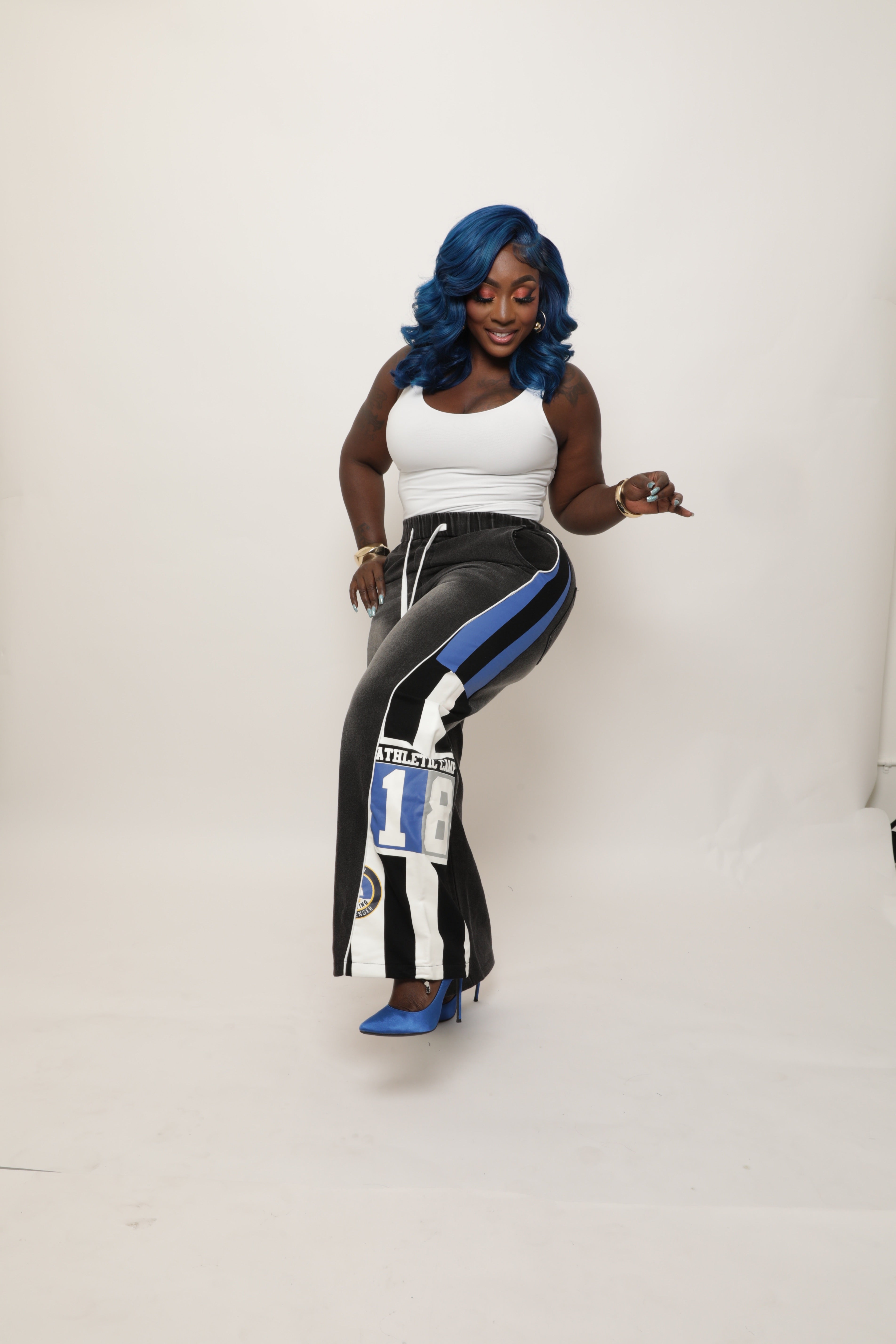 Goal Getter Patchwork Joggers