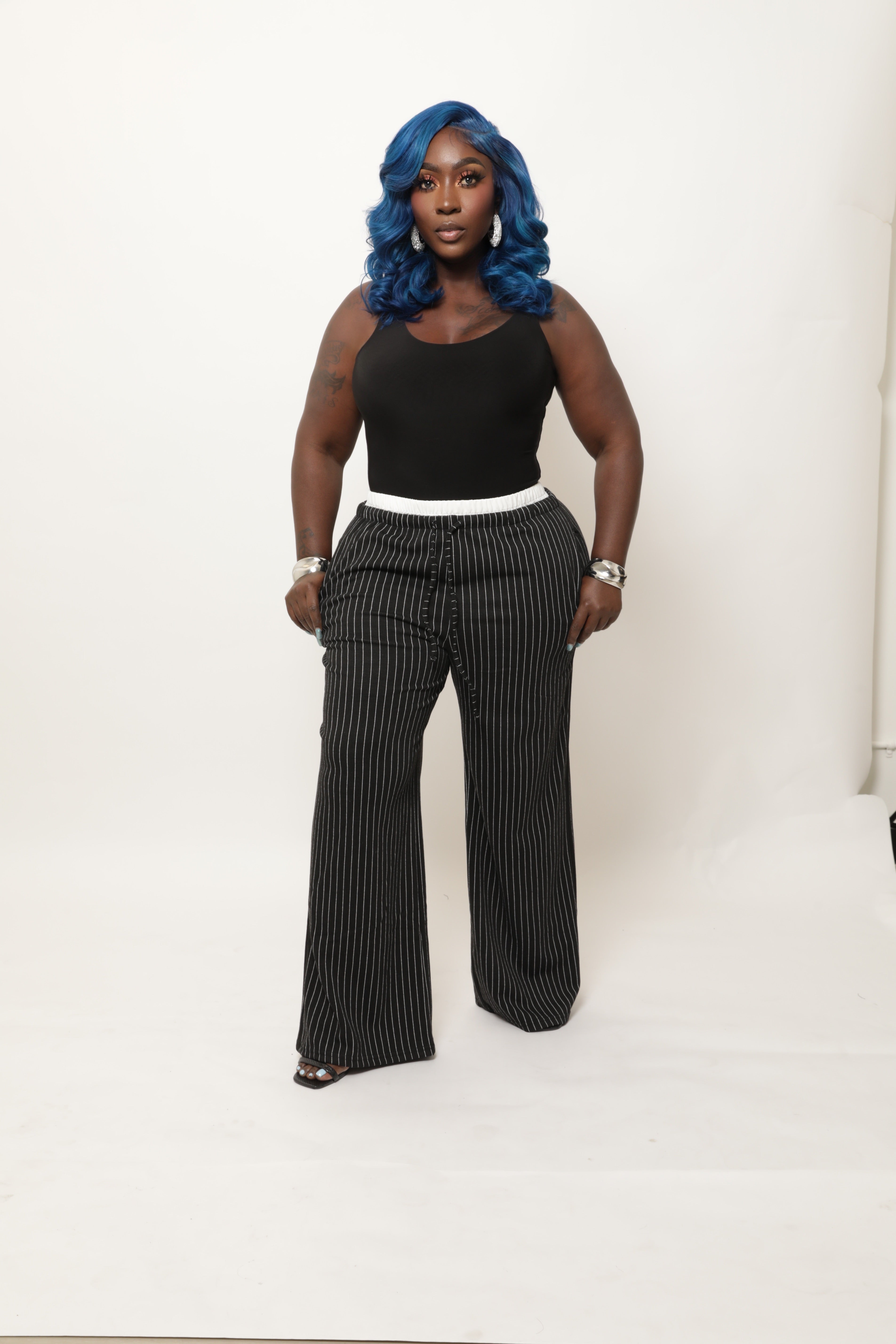 Bossy Pinstripe Joggers