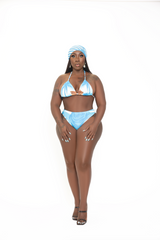 Cuban Blue 3-Piece Swim Set