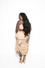 Daisy Daze Scallop Maxi Dress