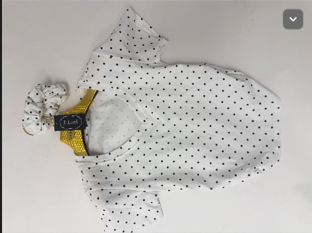 Polka Dot Charm Tee Set