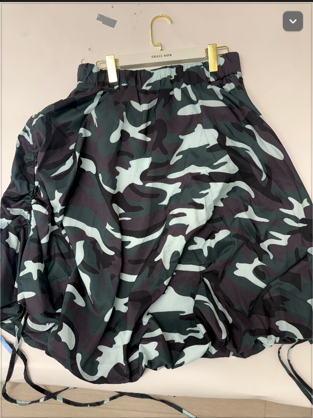 Street Camo Cinch Skirt