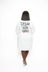 Rebel Script Shirt Dress