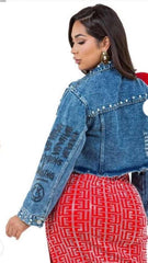 Flower Bomb Denim Jacket