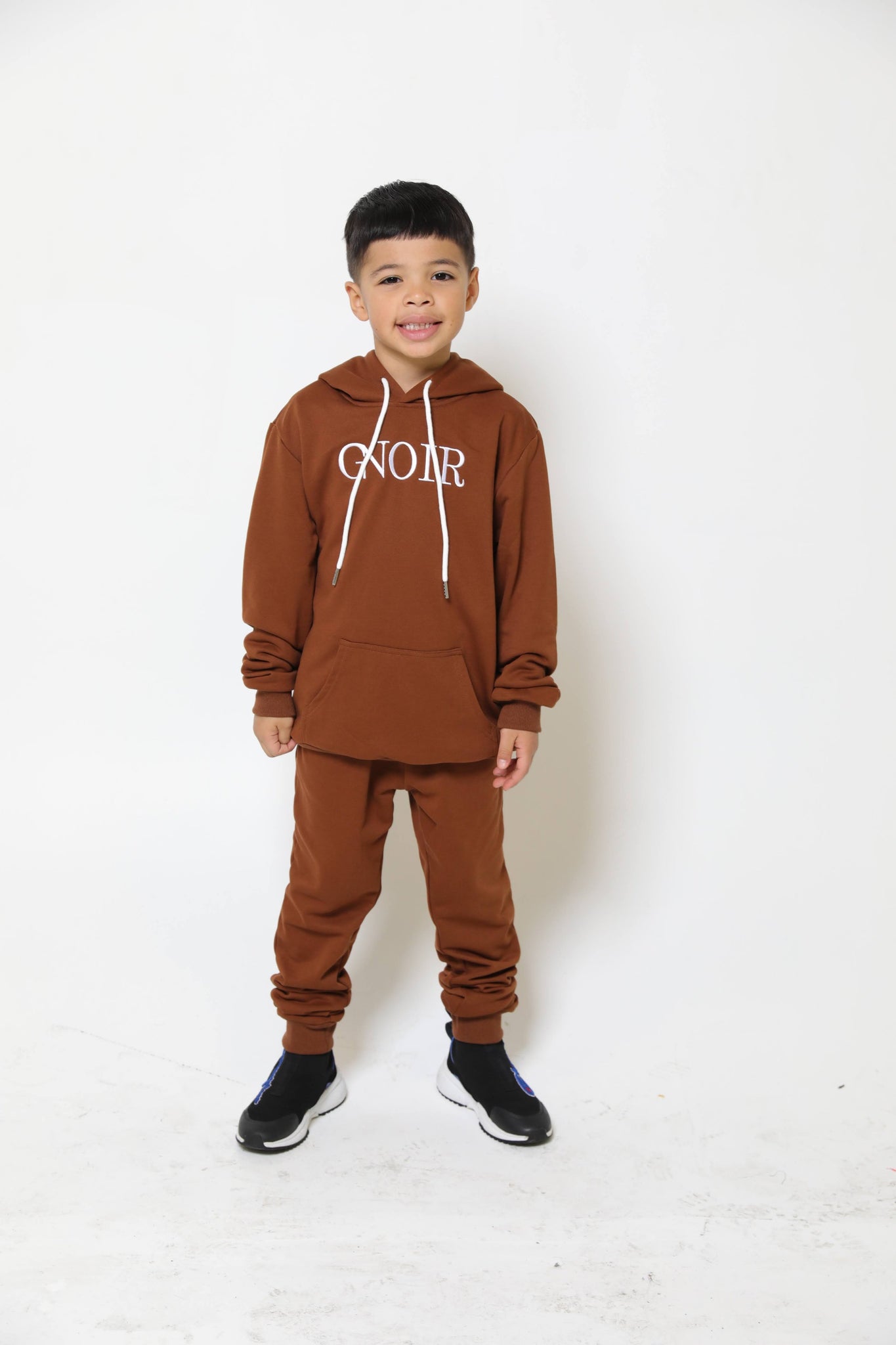 BROWN/WHITE TRACKSUIT- UNISEX