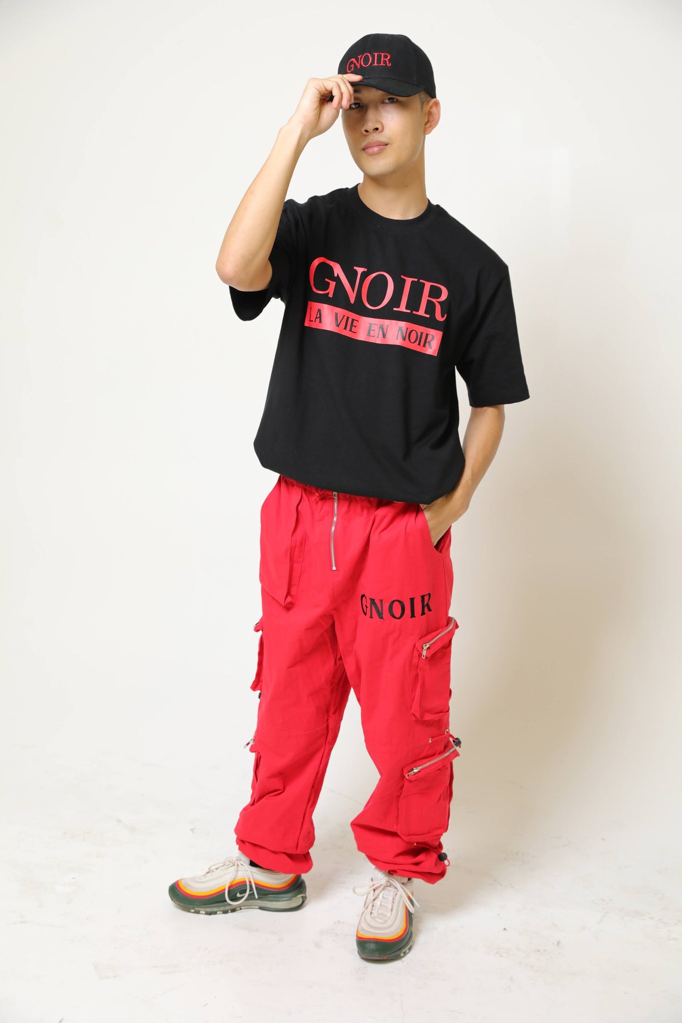 Red  Cargo Pants