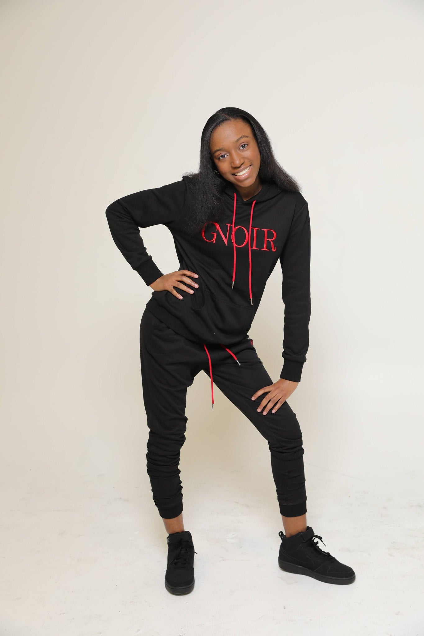 BLACK GNOIR CHILDREN TRACKSUIT - UNISEX