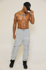 Grey Cargo Pants