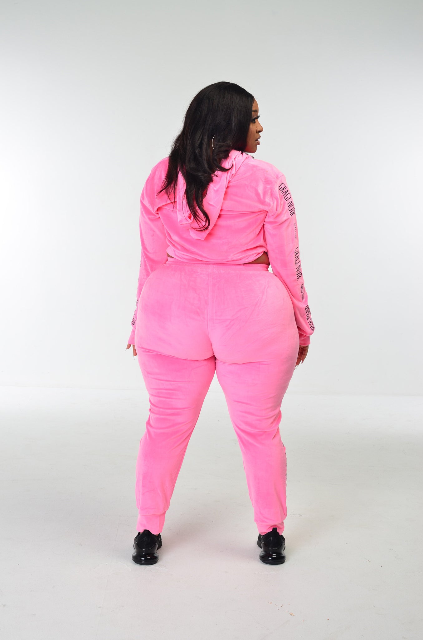 Graci Noir Velvet Obsession Tracksuit