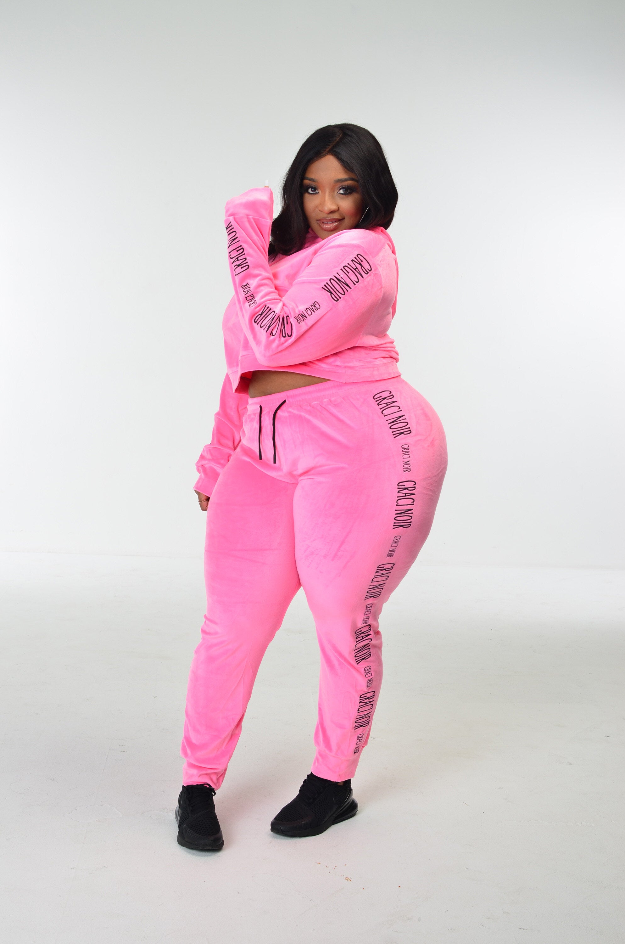 Graci Noir Velvet Obsession Tracksuit