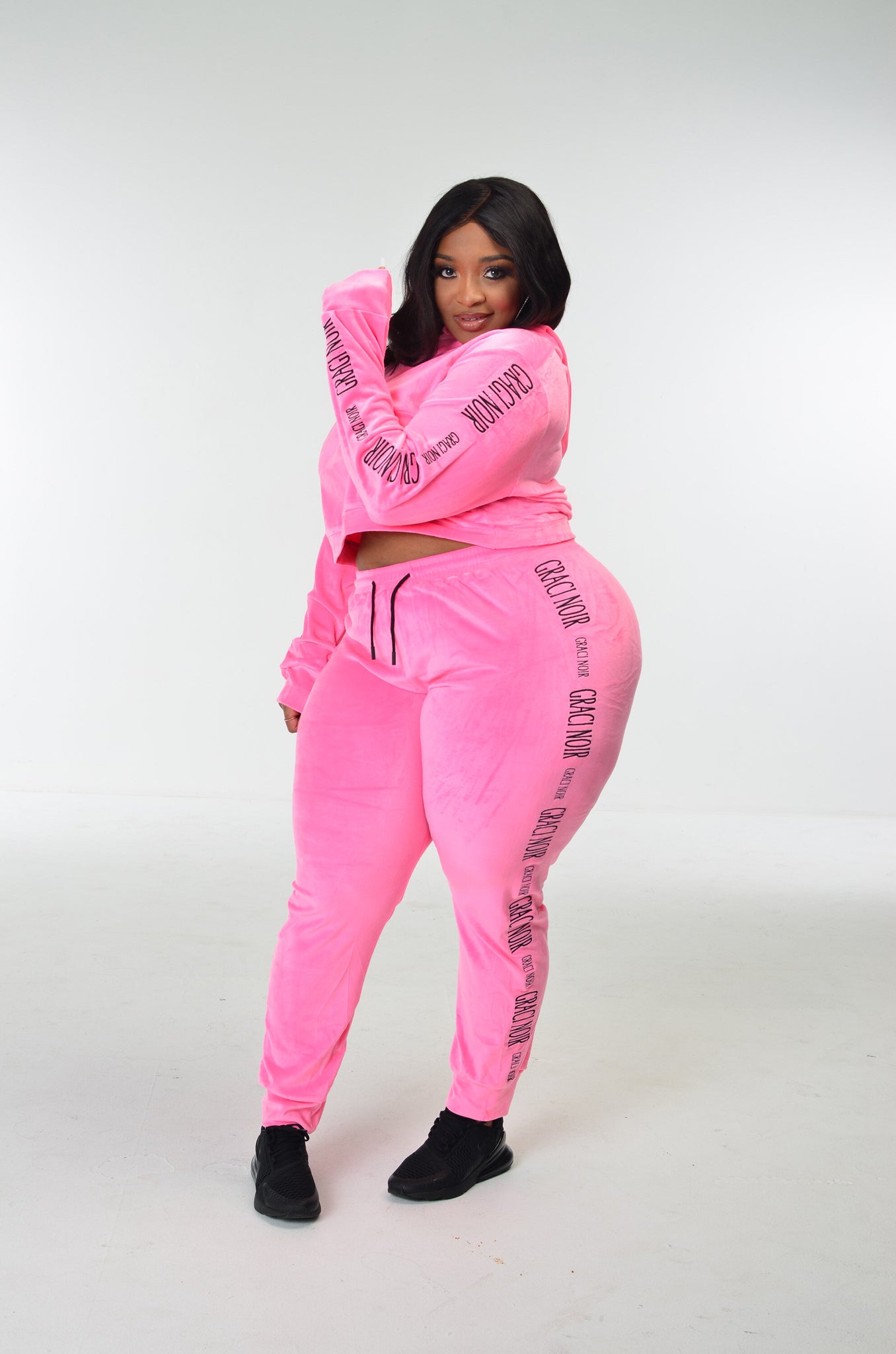 Graci Noir Velvet Obsession Tracksuit