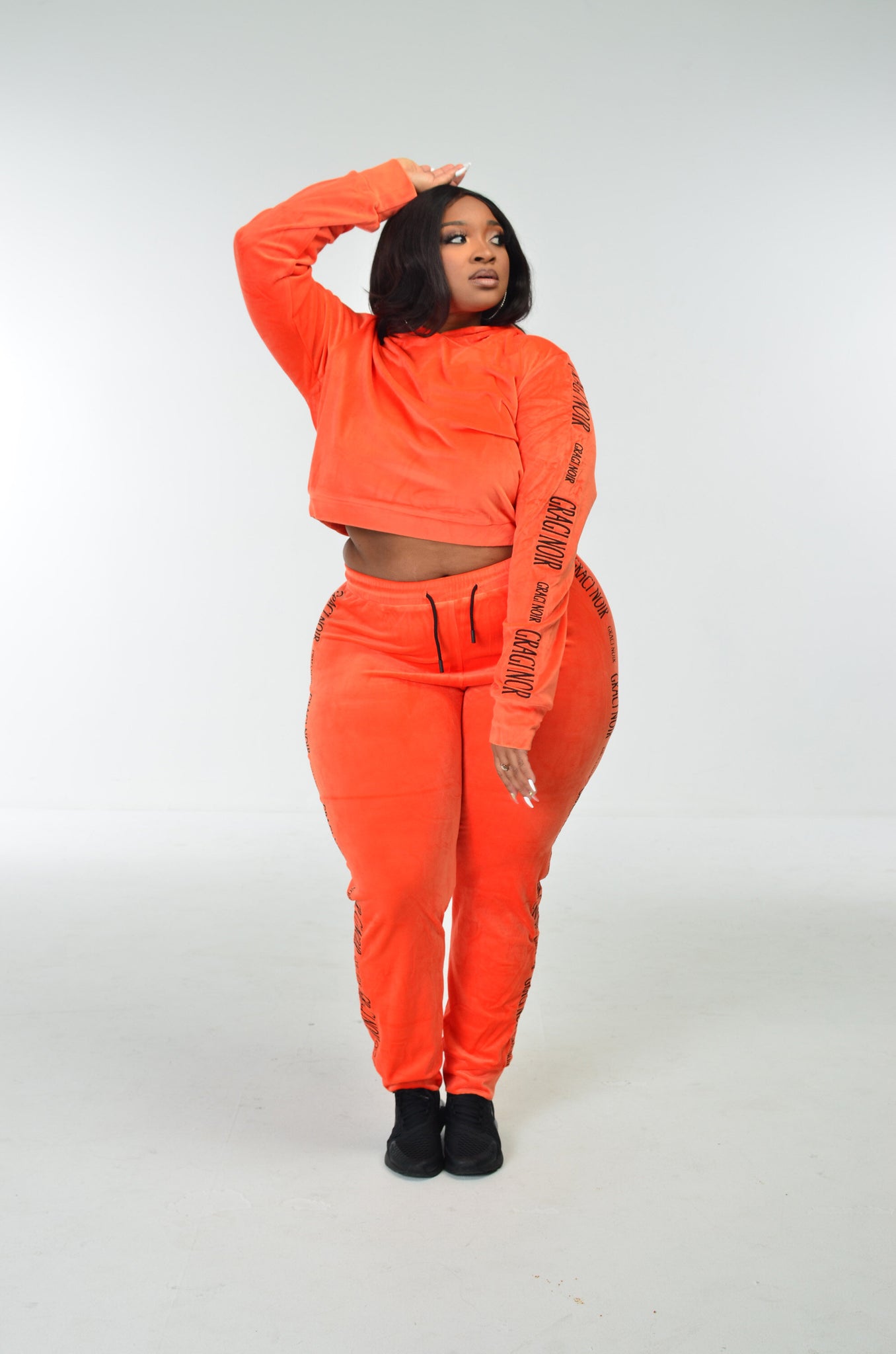 Graci Noir Velvet Obsession Tracksuit