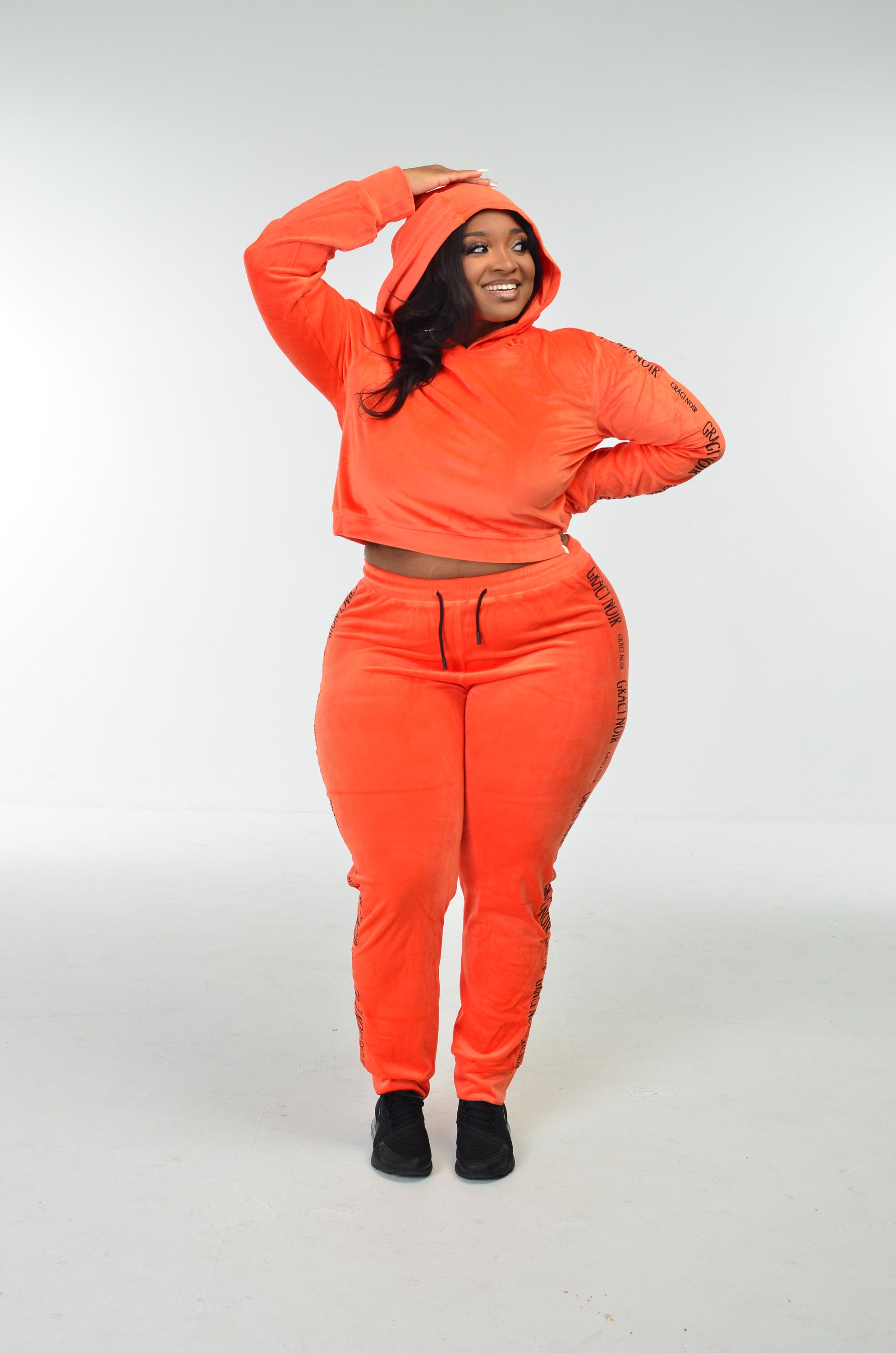 Graci Noir Velvet Obsession Tracksuit