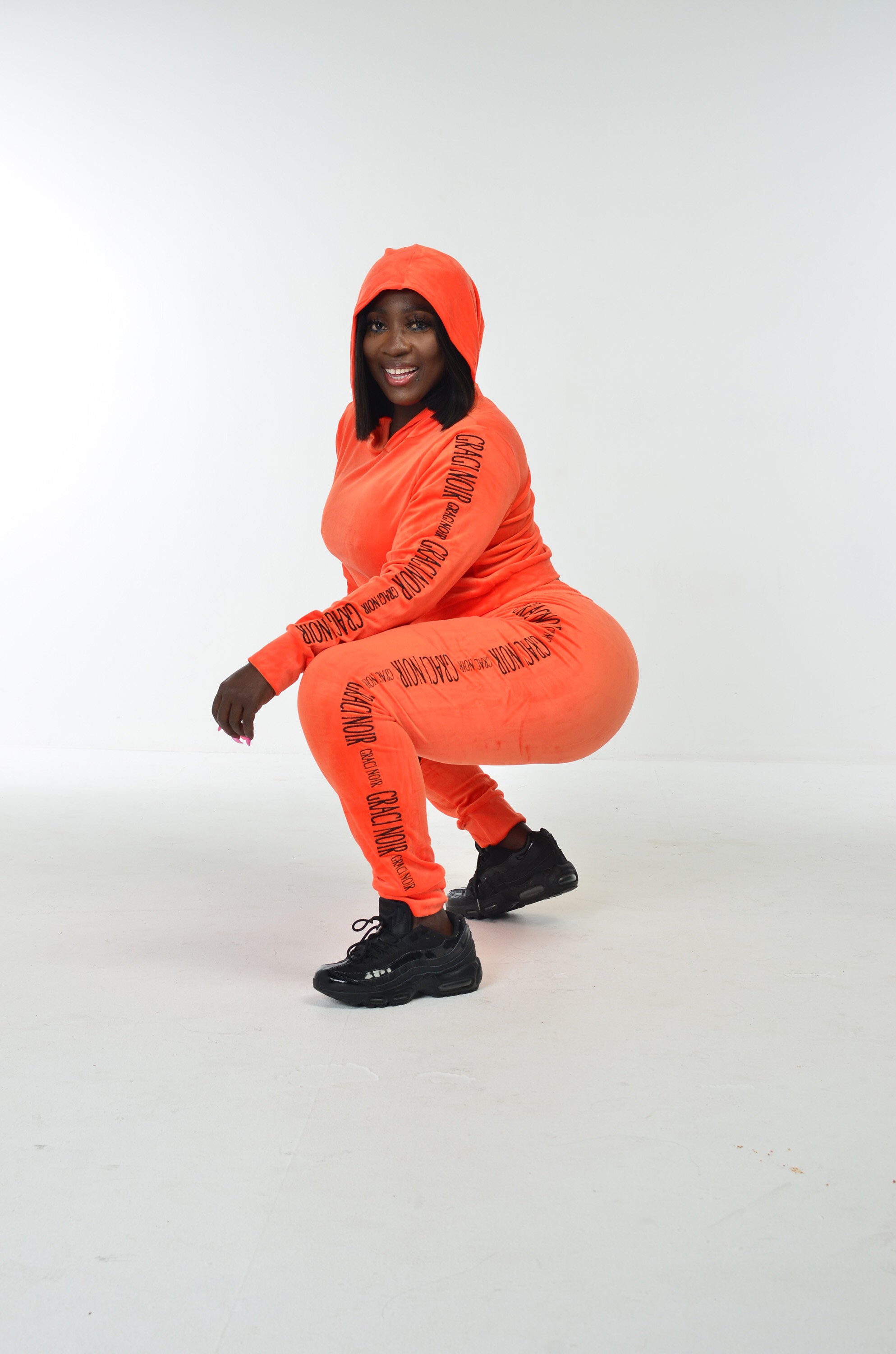 Graci Noir Velvet Obsession Tracksuit