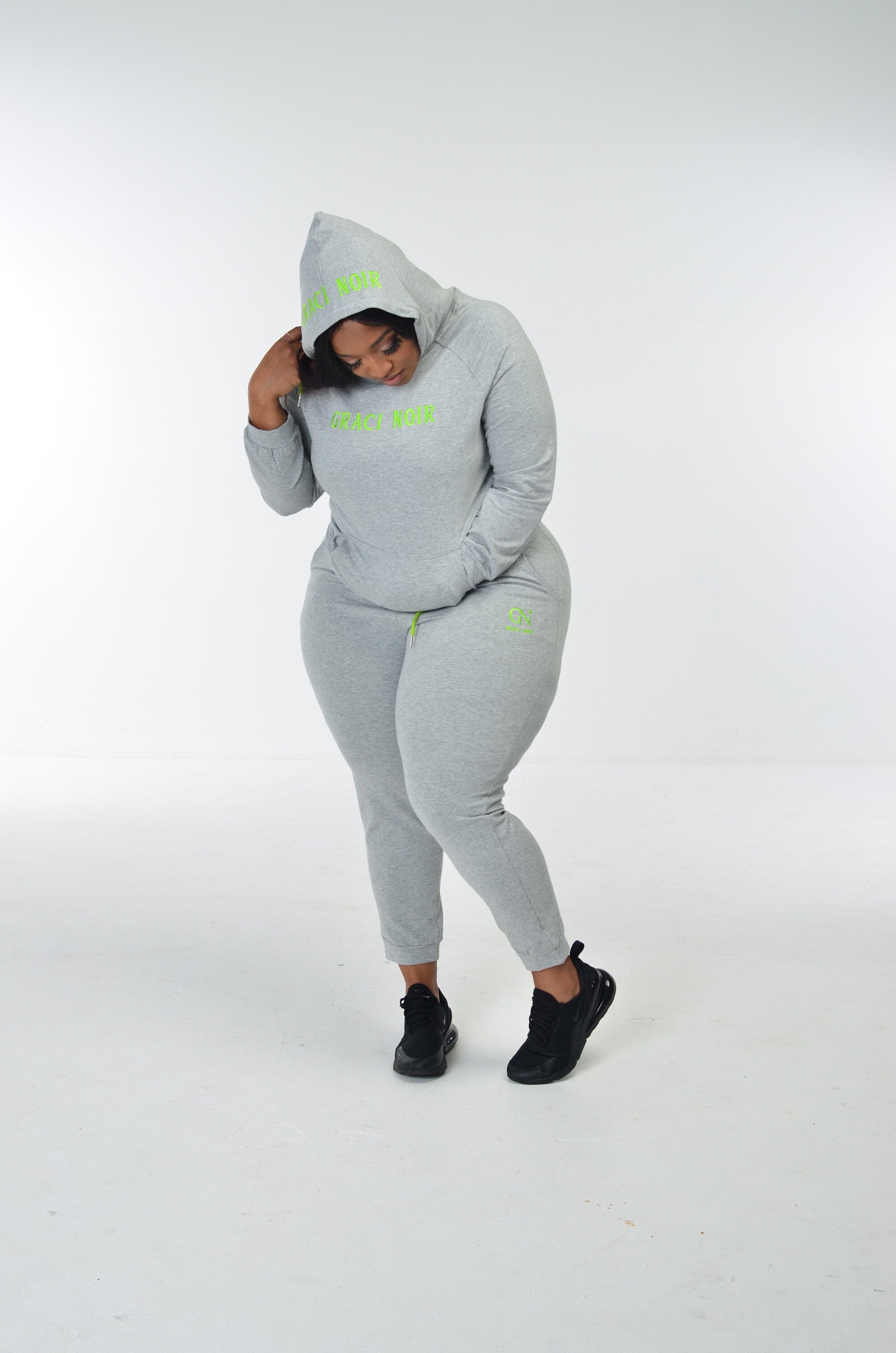 GREY GN TRACKSUIT PLUS