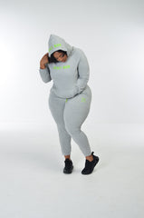 GREY GN TRACKSUIT PLUS