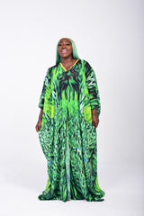 GREEN RIMBA KIMONO