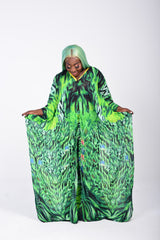 GREEN RIMBA KIMONO