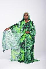 GREEN RIMBA KIMONO