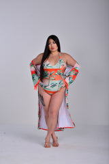 ORANGE LEAVES SWIM
